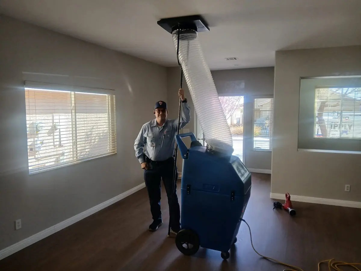 Professional Dryer Vent Cleaning work inside a Florin home